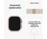 Apple Watch Ultra Titanium/Starlight Alpine Loop M LTE - 1070879 - zdjęcie 9